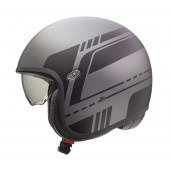 Casque Moto Jet Vintage Bd17Bm Deco - Premier