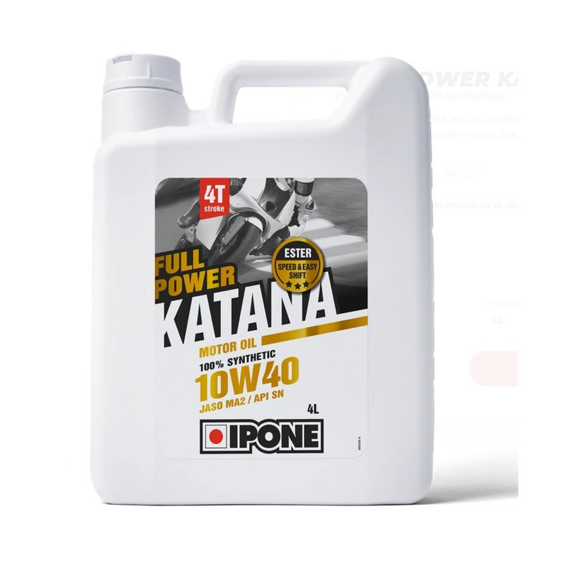 HUILE IPONE KATANA FULL POWER 10W40