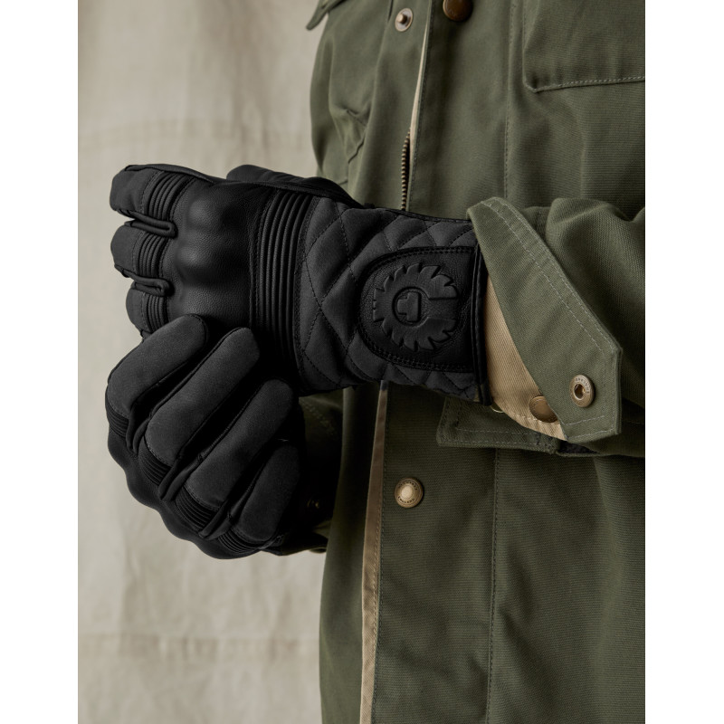 HAMPSTEAD GANTS BELSTAFF CUIR/WAX COTON