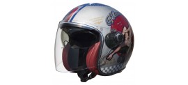 Casque Premier Vantage Pin Up Old Style Silver