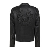 STOUR BLOUSON BLACK Cuir homme