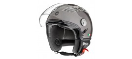 Casque Helmo Milano Turbine gris