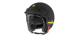 Casque Helmo Milano Fuoriporta Visor noir-jaune