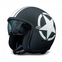 Casque jet Premier VINTAGE STAR9BM NOIR mat