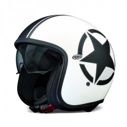 Casque jet Premier VINTAGE STAR9BM BLANC mat