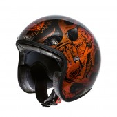 Casque Premier LE PETIT DB ORANGE CHROMED