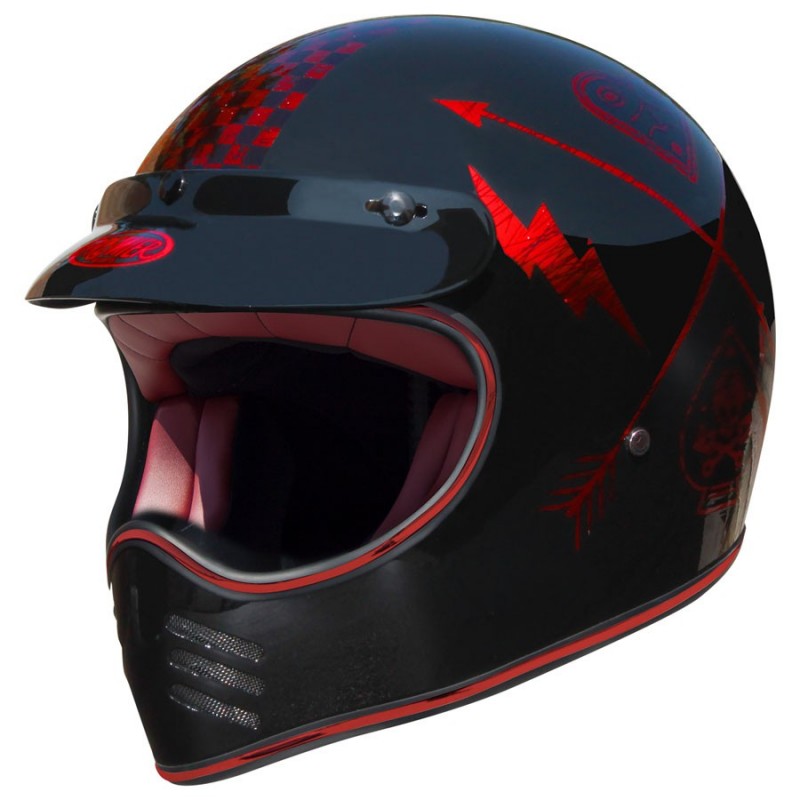 Casque Premier MX RED CHROMED